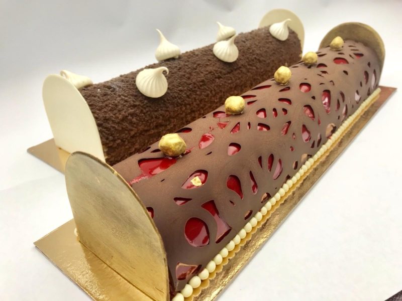 bûche de noël - traiteur aromate - huwelijk mariage feestzaal salle de mariage