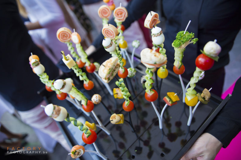 gardens of aromates-funcky brochette - traiteur aromate - huwelijk mariage feestzaal salle de mariage