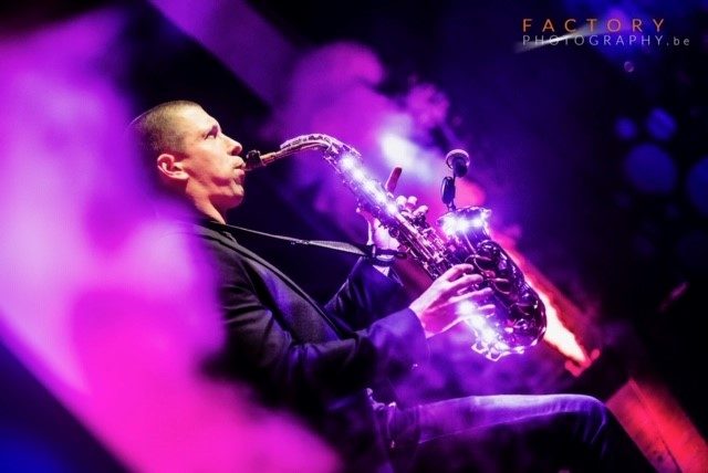 Charles sax performance @ le grand salon te Beersel. - traiteur aromate - huwelijk mariage feestzaal salle de mariage