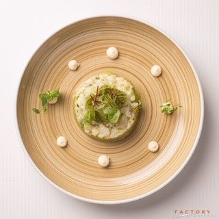 tartare de sint jacque - petit poids - traiteur aromate - huwelijk mariage feestzaal salle de mariage